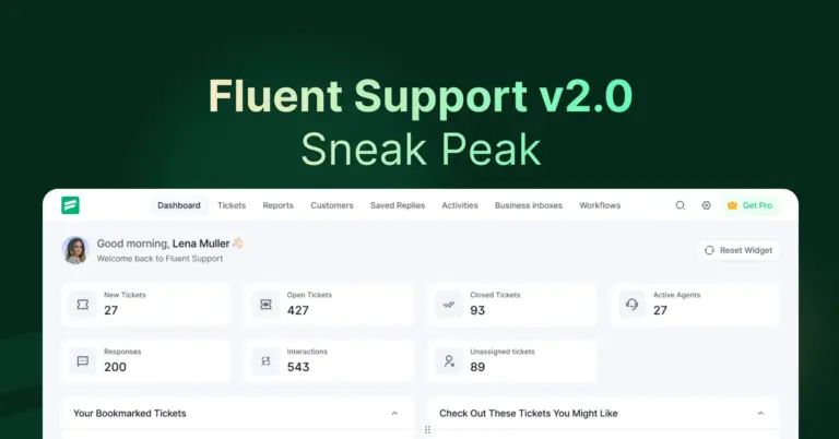 Fluent Support v2.0: Sneak Peak