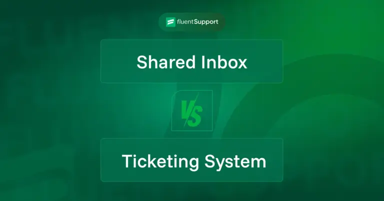 Difference between a shared inbox and a ticketing system