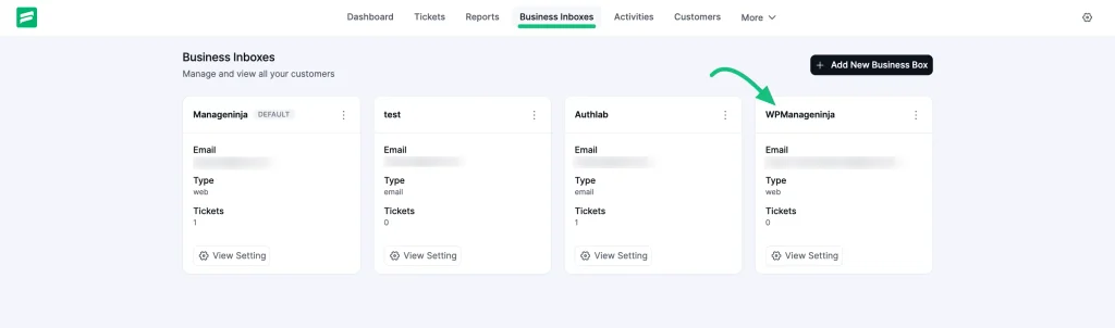 Business Inbox is added