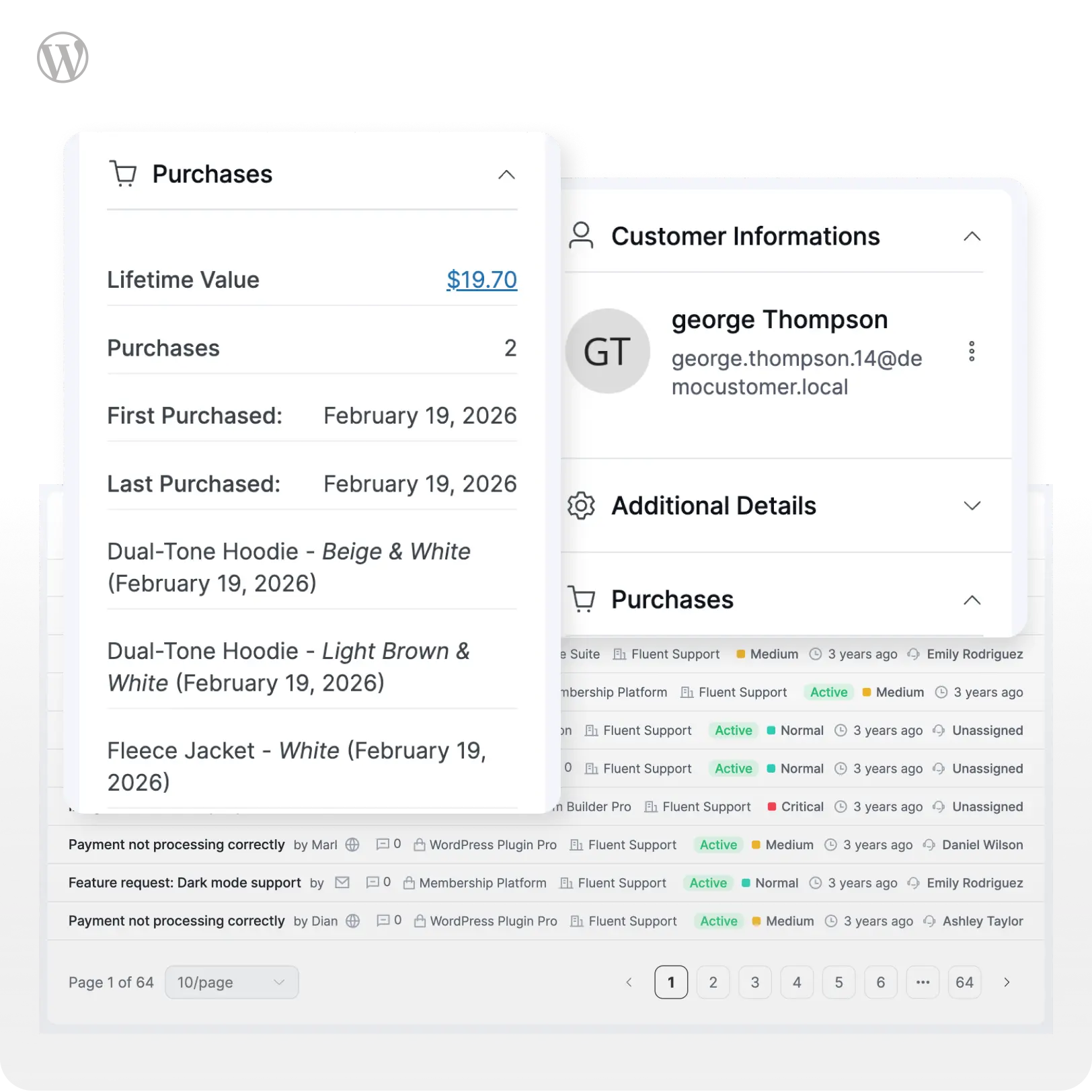 Fluent Support - customer