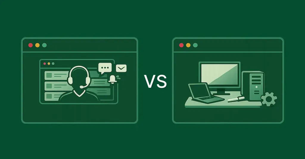 Helpdesk vs Desktop Support, Fluent Support Blog