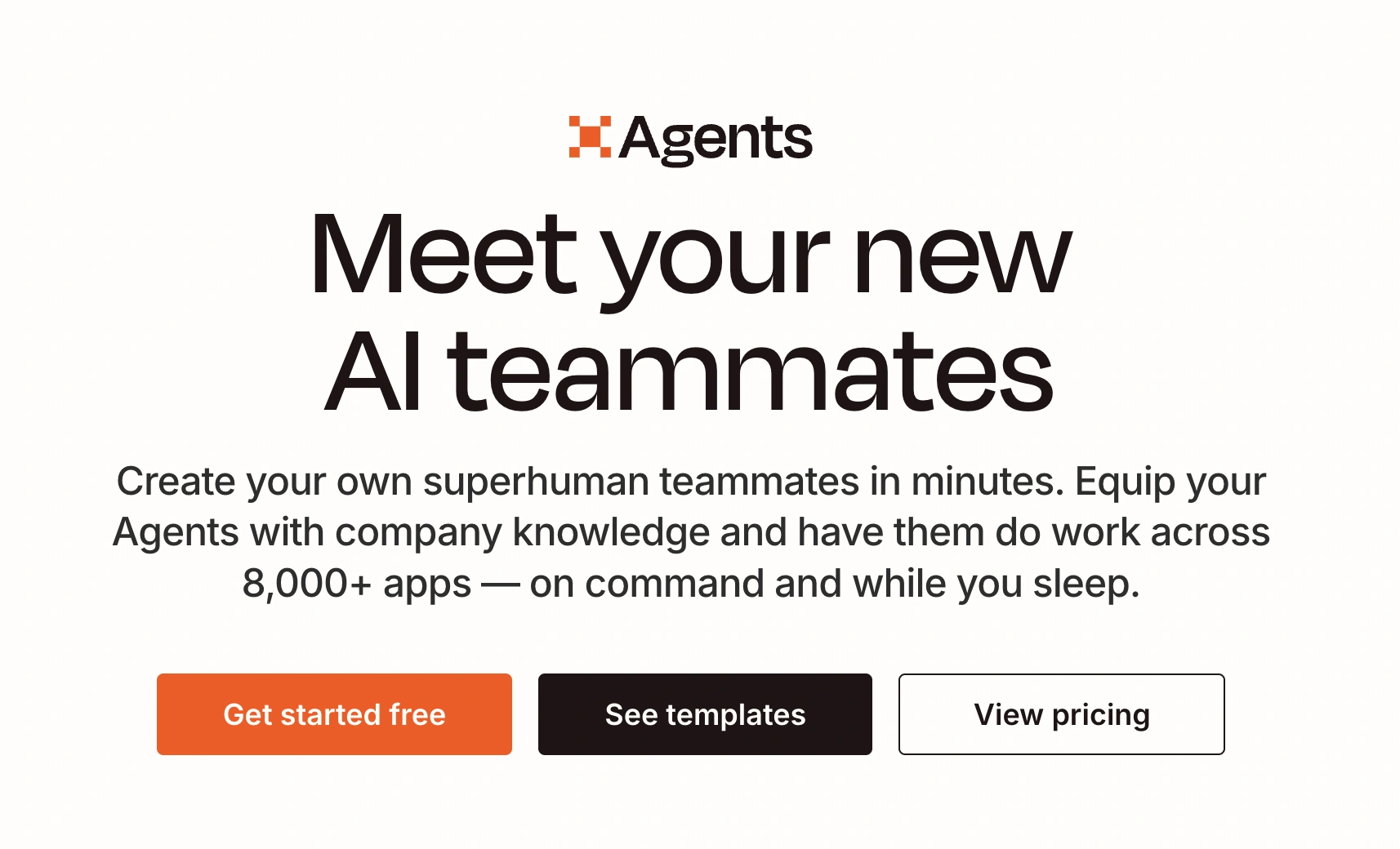 Zapier central, AI agent builder