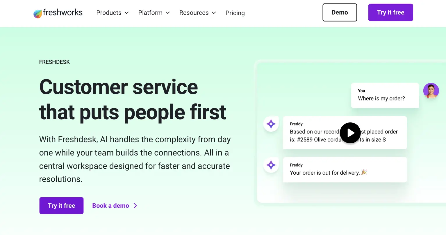 Freshdesl, helpdesk, zendesk competitor