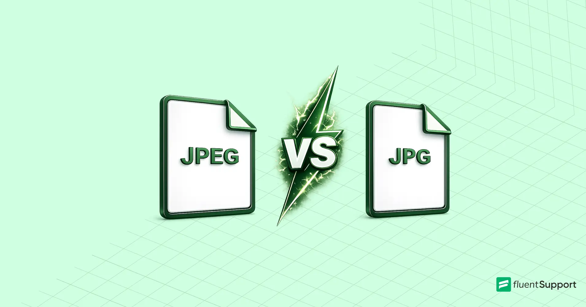 JPG vs JPEG - What's the Difference - Featured Image - Fluent Support Blog