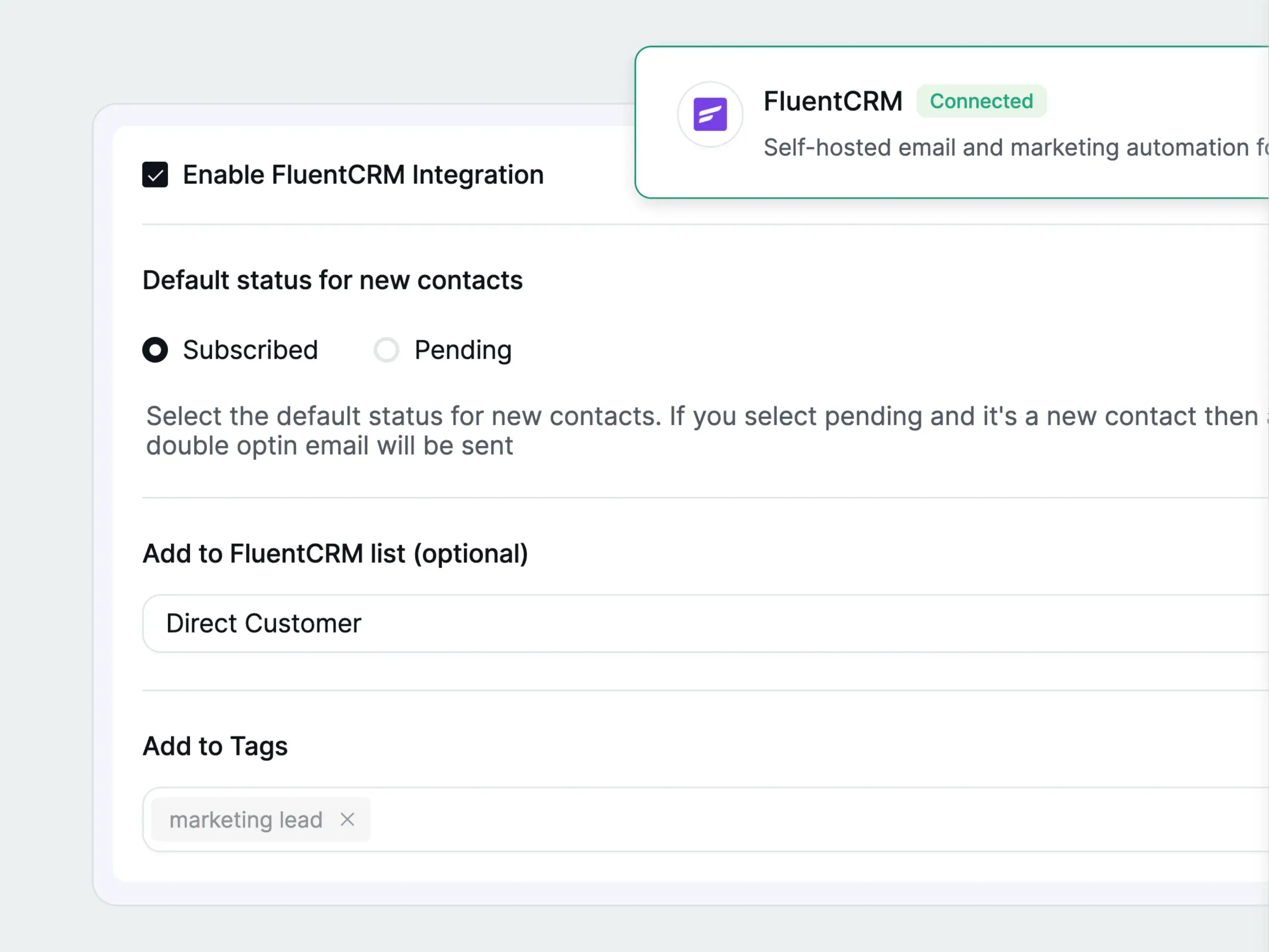 Fluent Support CRM Integrations