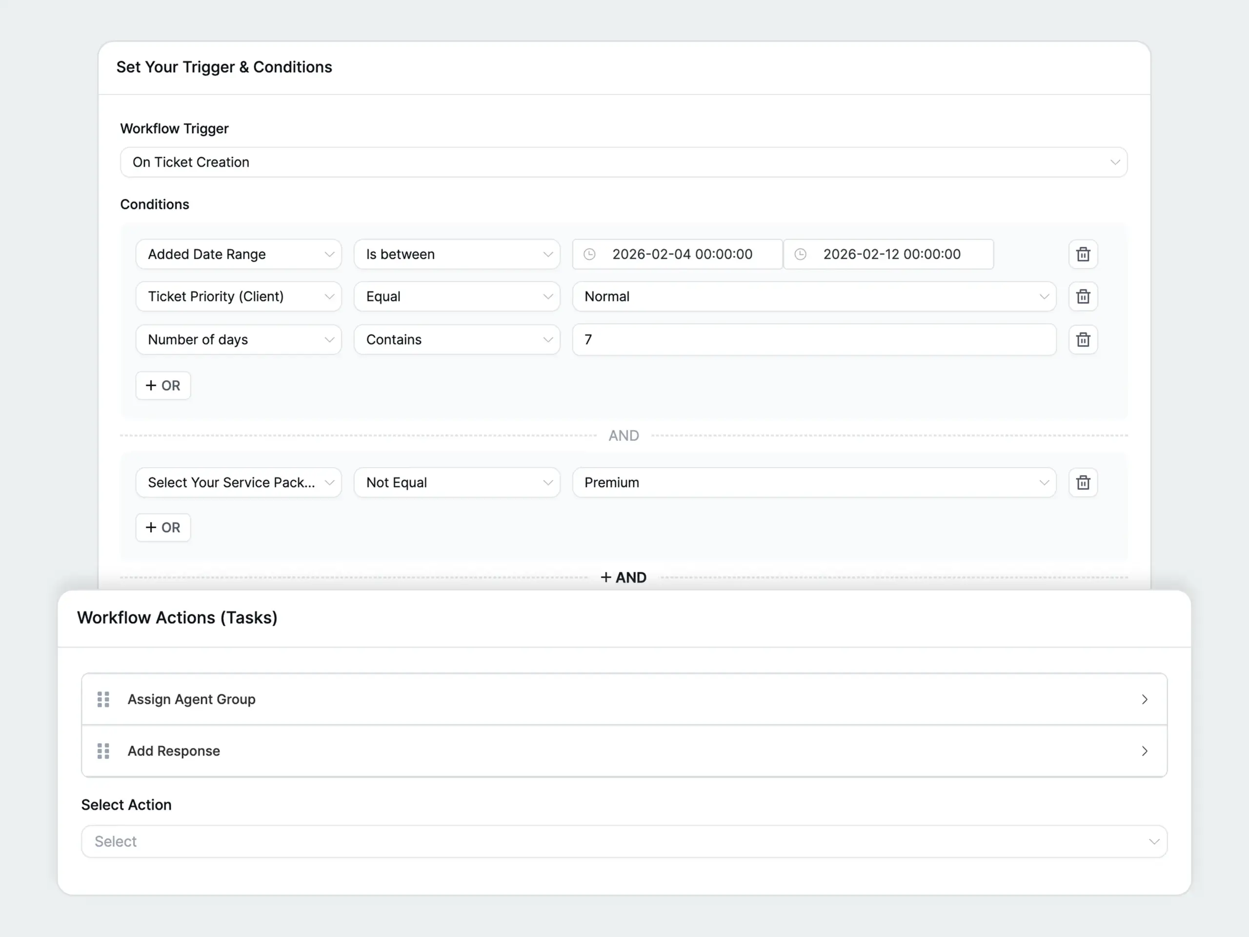 Fluent Support Workflow automations